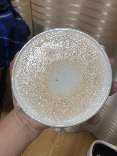 古玩陶瓷青花團鶴紋一品鍋真品鑒賞圖
