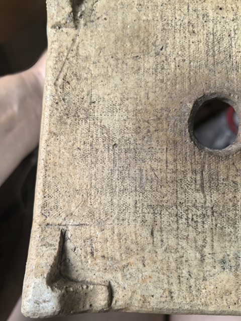 古玩陶瓷淺絳彩人物紋花盆真品鑒賞圖