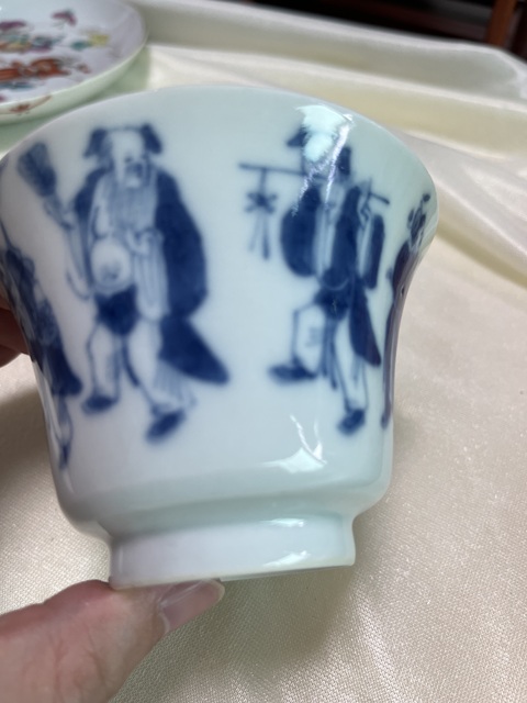 古玩陶瓷青花杯真品鑒賞圖