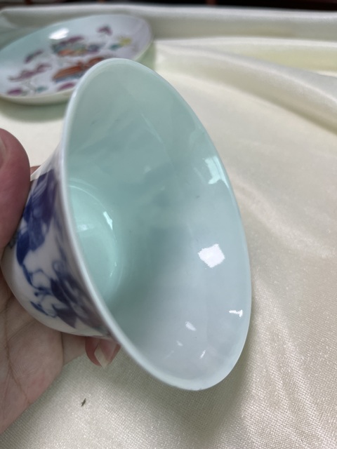 古玩陶瓷青花杯真品鑒賞圖