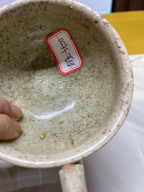 古玩陶瓷南北朝洪州窯三足爐真品鑒賞圖