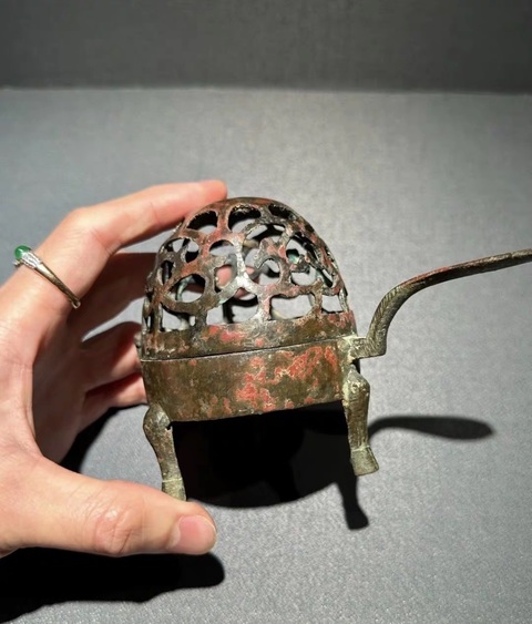 古玩銅器熏爐真品鑒賞圖