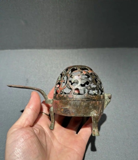 古玩銅器熏爐真品鑒賞圖