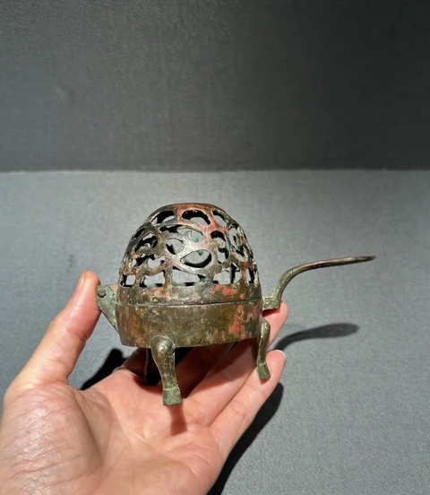 古玩銅器熏爐真品鑒賞圖