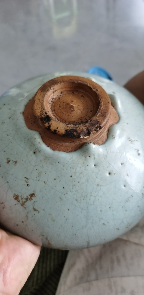 古玩陶瓷鈞瓷大碗真品鑒賞圖