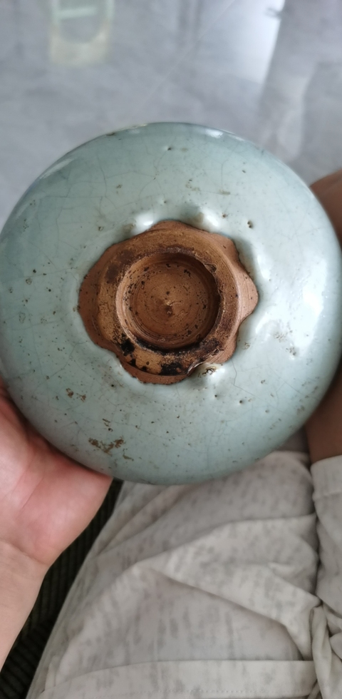 古玩陶瓷鈞瓷大碗真品鑒賞圖