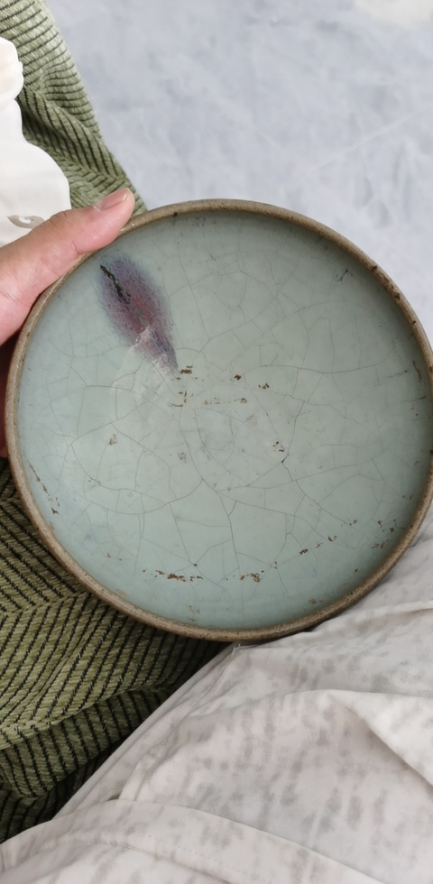 古玩陶瓷鈞瓷大碗真品鑒賞圖