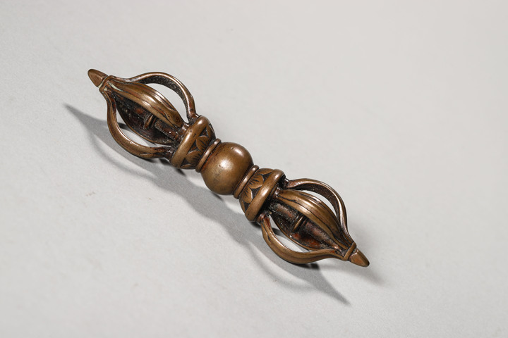 古玩銅器金剛杵真品鑒賞圖