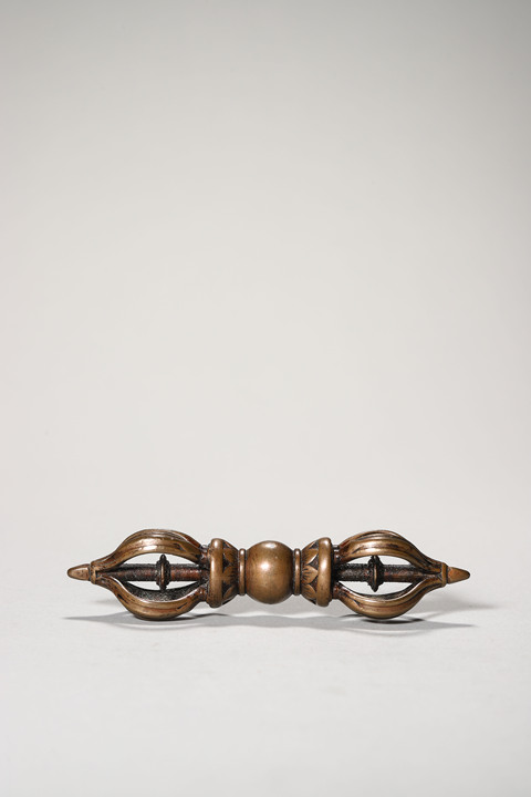古玩銅器金剛杵真品鑒賞圖