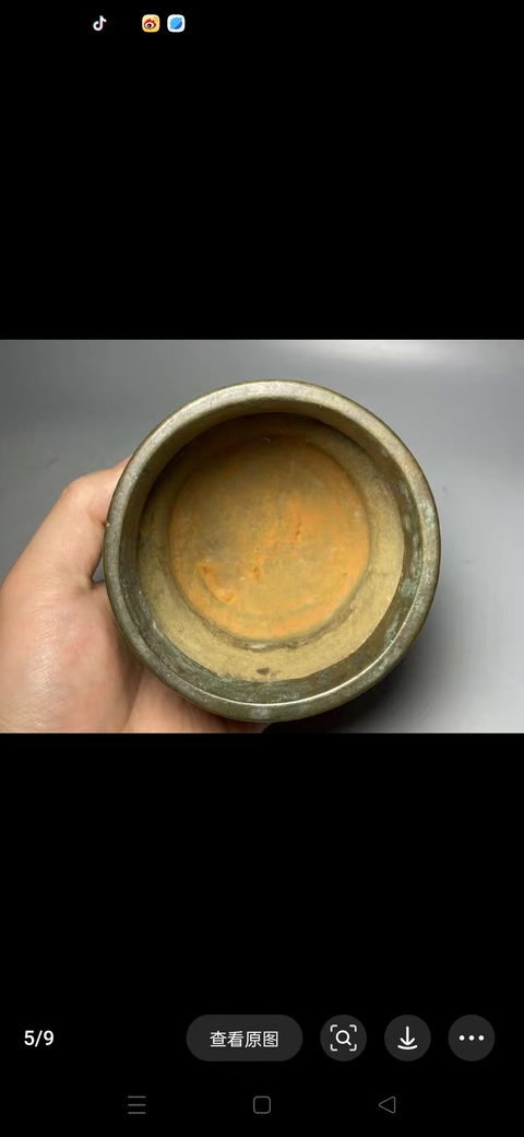 古玩銅器爐子真品鑒賞圖