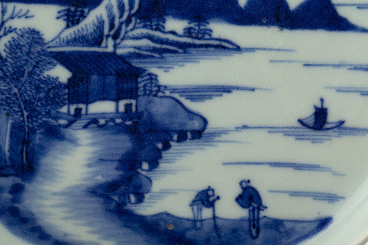 古玩陶瓷清中晚·青花山水人物紋鏜鑼洗
拍賣,當前價格0元