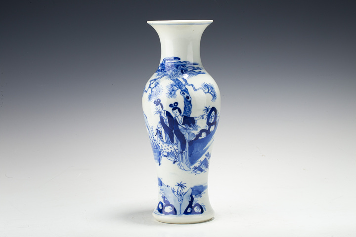 古玩陶瓷清晚·青花麻姑獻(xiàn)壽圖觀音瓶
拍賣,當(dāng)前價(jià)格0元