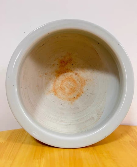 古玩陶瓷德化窯青花人物香爐真品鑒賞圖