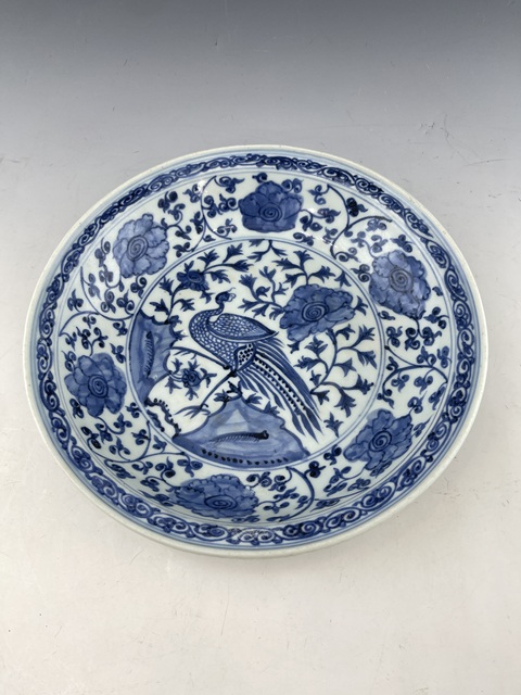 古玩陶瓷青花盤拍賣,當前價格56000元