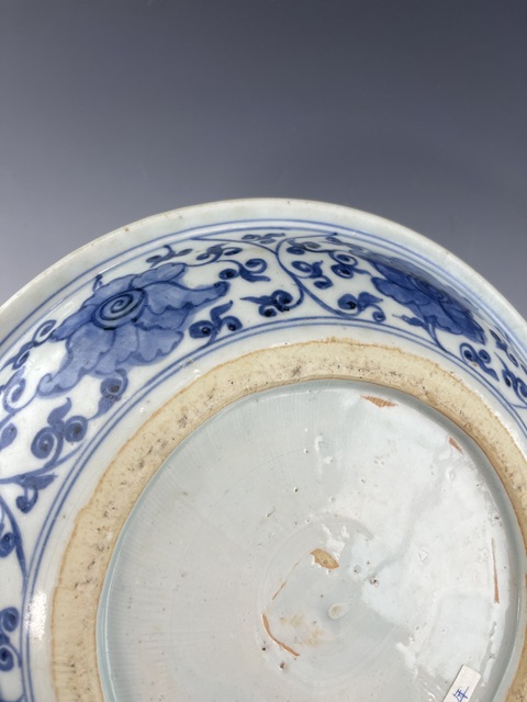 古玩陶瓷青花盤拍賣,當前價格56000元