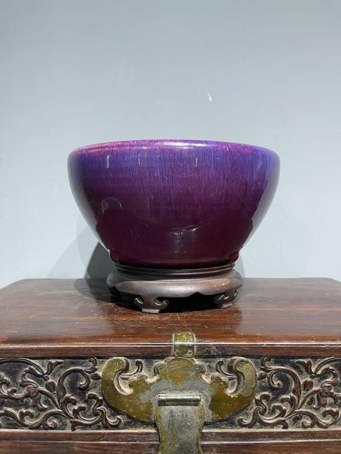 古玩陶瓷窯變釉爐真品鑒賞圖
