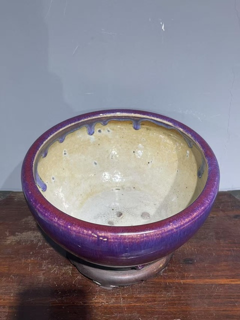 古玩陶瓷窯變釉爐真品鑒賞圖
