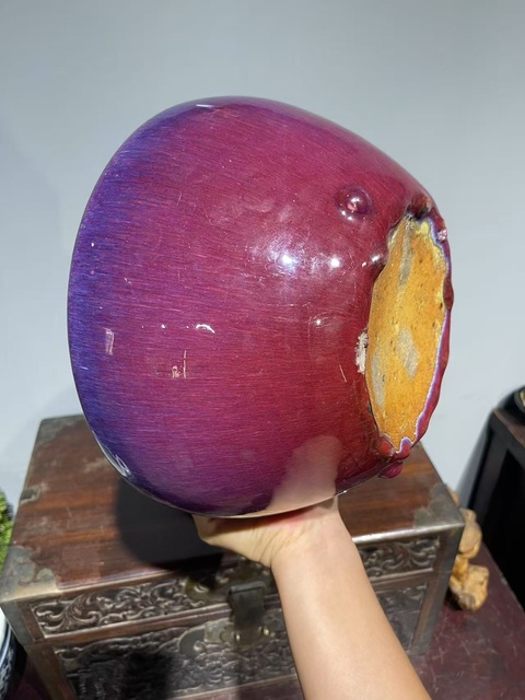 古玩陶瓷窯變釉爐真品鑒賞圖
