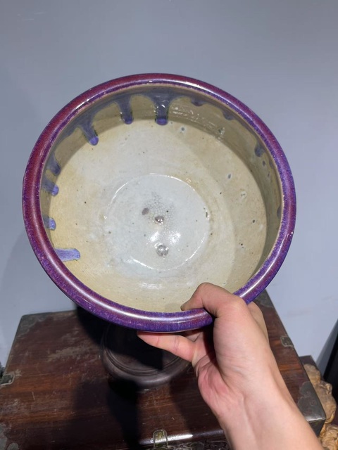 古玩陶瓷窯變釉爐真品鑒賞圖