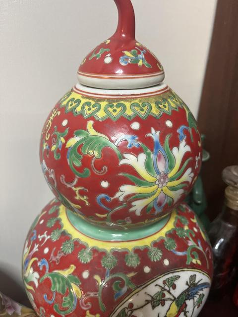 古玩陶瓷葫蘆瓶真品鑒賞圖