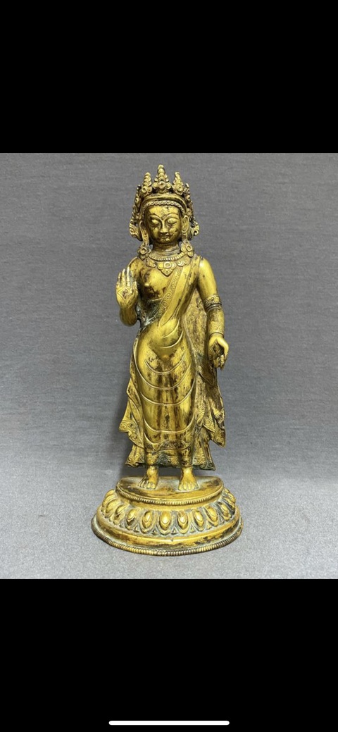 古玩銅器造像真品鑒賞圖