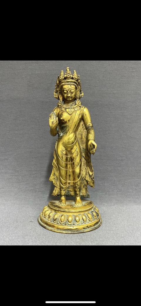 古玩銅器造像真品鑒賞圖