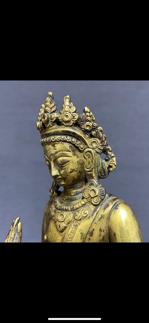 古玩銅器造像真品鑒賞圖