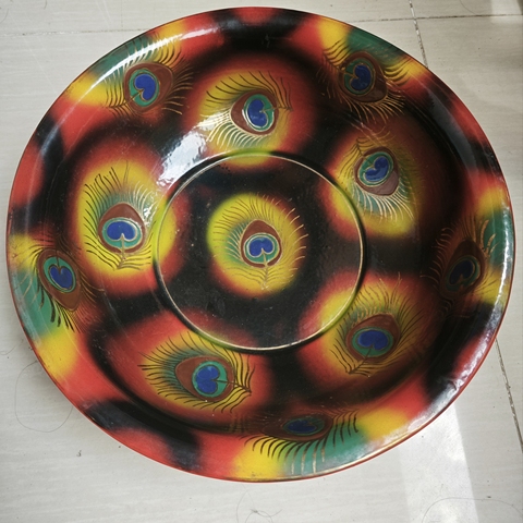 古玩雜項搪瓷盆真品鑒賞圖