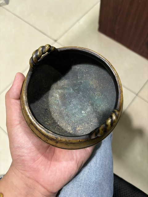 古玩銅器索耳爐真品鑒賞圖
