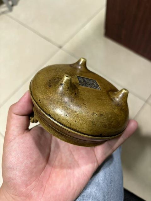 古玩銅器索耳爐真品鑒賞圖
