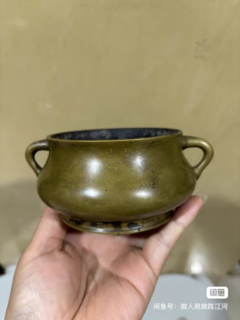 古玩銅器爐子真品鑒賞圖