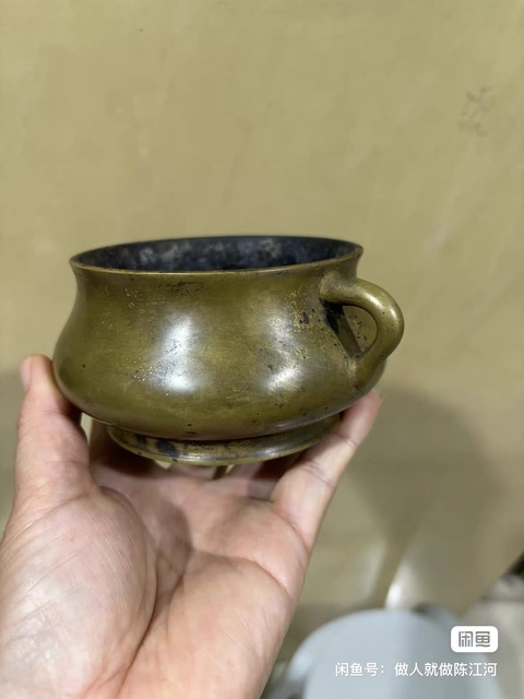 古玩銅器爐子真品鑒賞圖