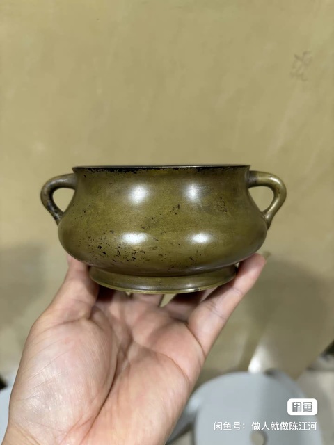 古玩銅器爐子真品鑒賞圖