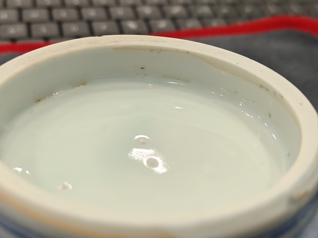 古玩陶瓷菊花青花碗真品鑒賞圖