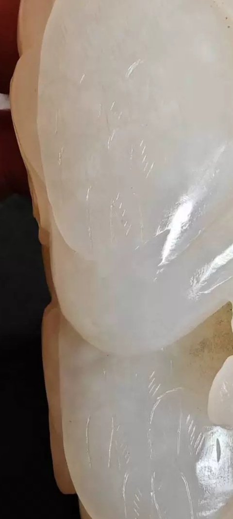 古玩玉器和田玉雕“鴛鴦”把件真品鑒賞圖