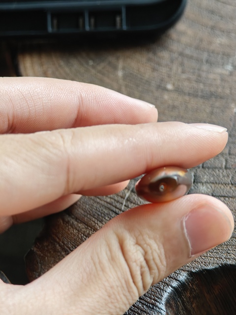 古玩玉器瑪瑙珠真品鑒賞圖