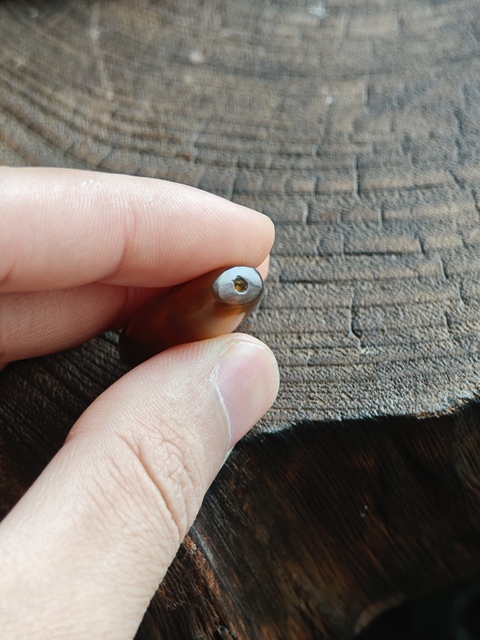 古玩玉器瑪瑙珠真品鑒賞圖