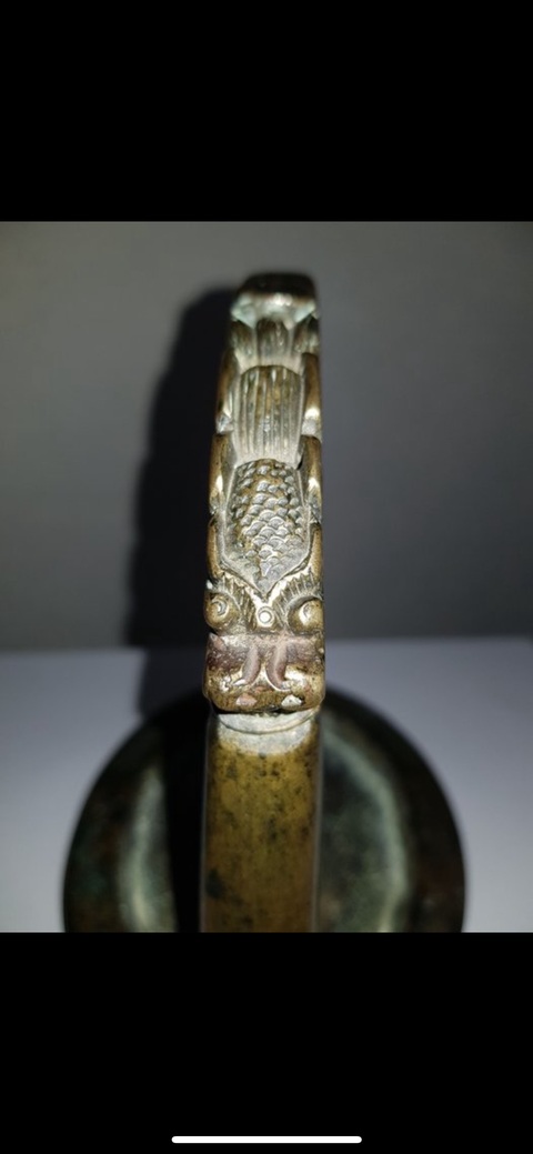 古玩銅器馬凳真品鑒賞圖