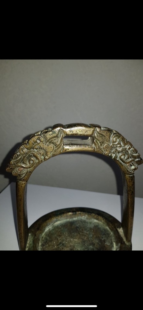 古玩銅器馬凳真品鑒賞圖