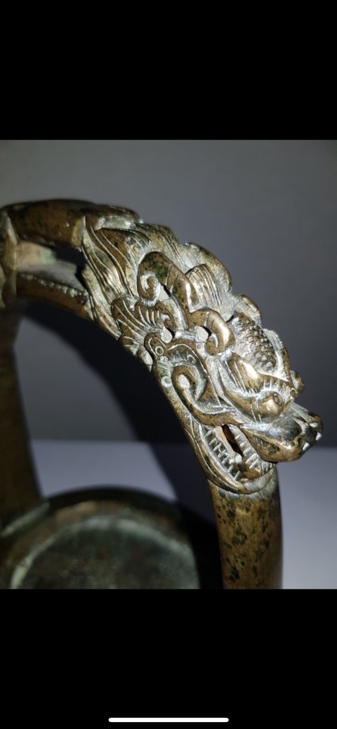 古玩銅器馬凳真品鑒賞圖