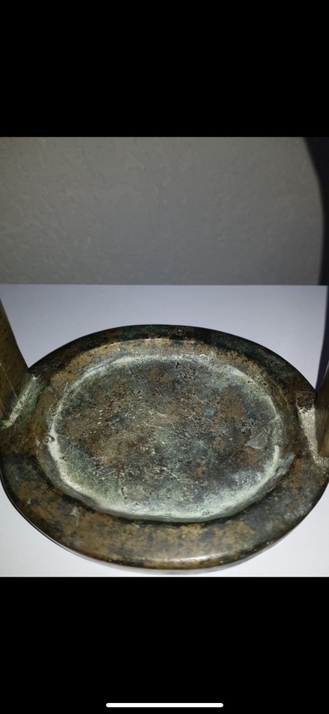 古玩銅器馬凳真品鑒賞圖