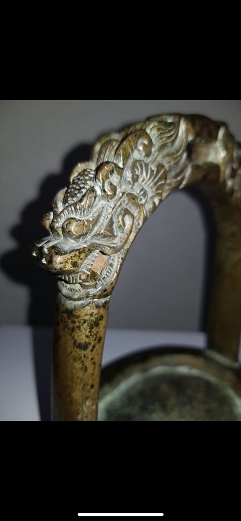古玩銅器馬凳真品鑒賞圖