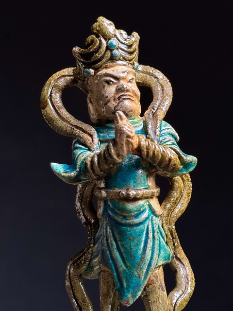 古玩陶瓷天王造像拍賣(mài)，當(dāng)前價(jià)格5300元