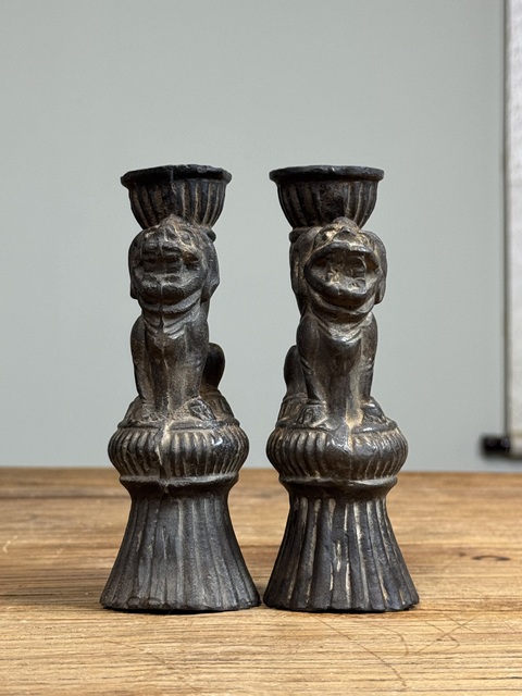 古玩陶瓷燭臺真品鑒賞圖