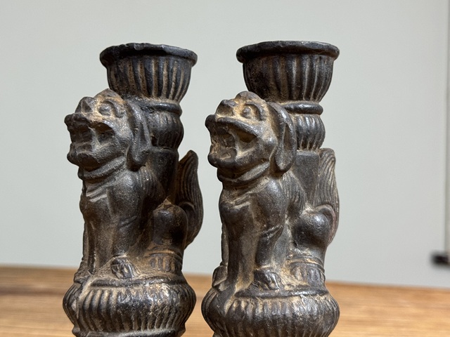 古玩陶瓷燭臺真品鑒賞圖