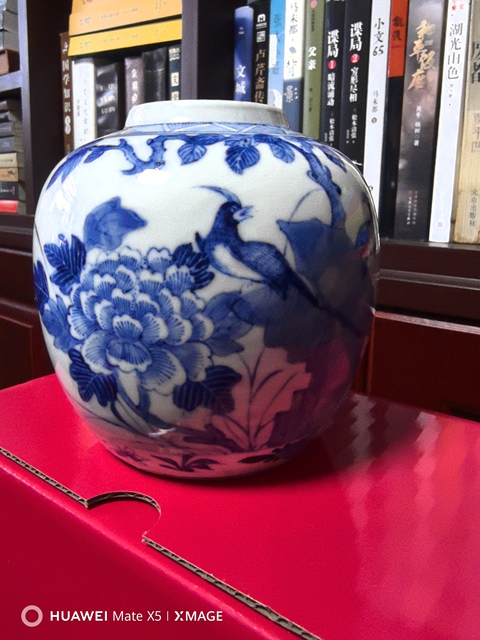 古玩陶瓷青花罐真品鑒賞圖