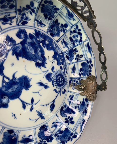 古玩陶瓷青花盤真品鑒賞圖