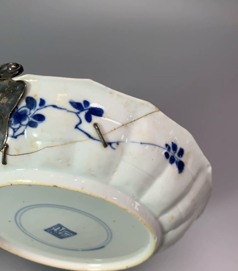 古玩陶瓷青花盤真品鑒賞圖