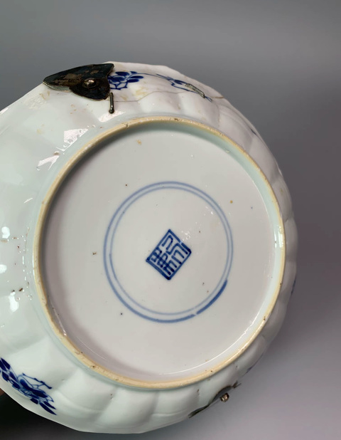 古玩陶瓷青花盤真品鑒賞圖