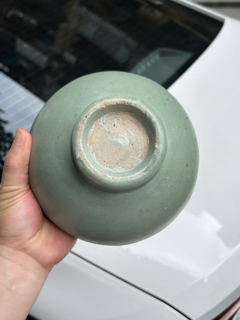 古玩陶瓷龍拳模印八仙紋大碗真品鑒賞圖